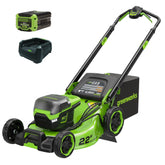 OPEN BOX 60V 22" Cordless Battery Self-Propelled Lawn Mower, 8.0 Ah Battery and 6A Charger, LM2206S
