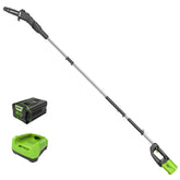 80V Cordless 10" Brushless Pole Saw: 2.0 Ah Battery and Rapid Charger