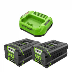 RENEWED 80V 2.0Ah Battery (2-Pack) Starter Kit and Charger