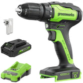 24V Cordless Battery Brushless 1/2" 310 in/lbs Drill / Driver: (1) 2.0 Ah Battery and Charger