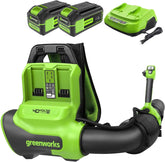 40V 710 CFM Cordless Battery Dual-Port Backpack Blower: (2) 5.0Ah Battery and Charger