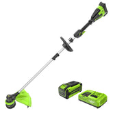 40V 17" Cordless Battery String Trimmer, 8.0 Ah Battery and Charger