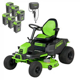 60V 42" Cordless Battery CrossoverT Riding Lawn Mower, (6) 8.0 Ah Batteries and 600W Wall Charger, CRT4262