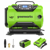 40V Cordless Battery Inflator: 2.0 Ah Battery and Charger