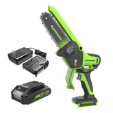 24V 6" Gen 2 Cordless Battery Brushless Pruner Saw: 2.0 Ah Battery and 2A Charger