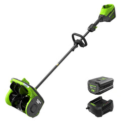 80V 12" Cordless Battery LED Snow Shovel: 4.0 Ah Battery and 6A Charger