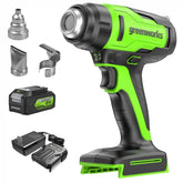 24V Cordless Battery Heat Gun: 4.0 Ah Battery and Charger