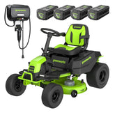 80V 42" Cordless Battery CrossoverT Riding Lawn Mower, (4) 5.0Ah Batteries and 600W Wall Charger, CRT4282