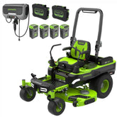 60V 54" MaximusZ Zero Turn Riding Mower with (2) 20.0 Ah, (4) 8.0 Ah Batteries and 1.5kW Charger, MZ5461