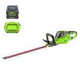 60V 26" Cordless Battery Hedge Trimmer 4000 SPM, 2Ah Battery and 3A Charger