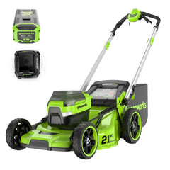 60V 21" Cordless Battery Dual Blade Self-Propelled Mower, (1) 8Ah battery and 6A Charger, LM2146S