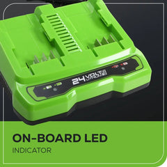 24V 4A Dual-Port Battery Charger