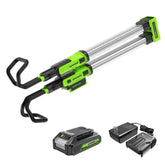 24V Cordless Battery Under Hood Work Light: 2.0 Ah Battery and Charger