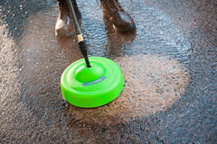 OPEN BOX 1900 PSI 1.2 GPM Cold Water Electric Pressure Washer, 11" Surface Cleaner and Soap Applicator Combo Kit