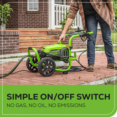 3000 PSI Pressure Washer, 24V 600-PSI Cordless Power Cleaner Combo Kit