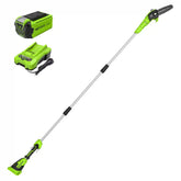 40V 8" Cordless Battery Pole Saw: 2.0 Ah Battery and Charger