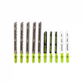 10-PC Assorted Jigsaw Blade Set w/ Storage Case