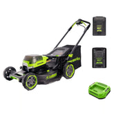 80V 21" Cordless Battery 4-in-1 Self-Propelled Mower: (1) 4.0Ah,(1) 2.0Ah Batteries & 2A Charger, LM2108S
