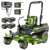 80V 54" MaximusZ Zero Turn Riding Mower with (2) 16.0 Ah and (4) 4.0 Ah Batteries and 1.5kW Charger, MZ5481