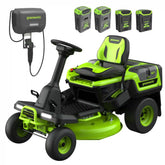 60V 30” CrossoverT Riding Lawn Tractor with (2) 8.0 Ah, (2) 4.0 Ah Batteries & 600-Watt Charger, CRT3061
