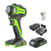 24V 3/8" Cordless Battery Impact Wrench: 2.0 Ah Battery and Charger