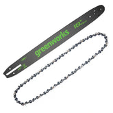 18" Replacement Chainsaw Bar and Chain Combo, 3/8" Pitch, .050" Chain Gauge and 62DL