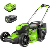 OPEN BOX 80V 21" Cordless Battery 4-in-1 Self-Propelled Lawn Mower: 4.0 Ah Battery and Charger, LM2108S