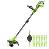 24V 12" Cordless Battery String Trimmer/Edger(Tool Only)