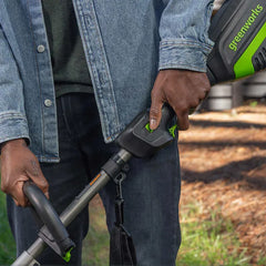 RENEWED 80V 17" Brushless String Trimmer: 2.0 Ah Battery and Charger