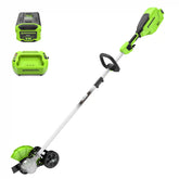 60V 8" Cordless Battery Edger: 2.5 Ah Battery and 3A Charger