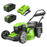 40V 21" Cordless Battery Self-Propelled Lawn Mower: (2) 4.0Ah Batteries and Charger, LM2124S