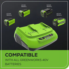40V 8A Dual-Port Rapid Charger