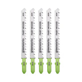 5-PC 4 in. 6 TPI HCS Fast Wood Jigsaw Blade