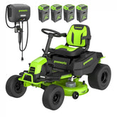 60V 42" Cordless Battery CrossoverT Riding Lawn Mower, (4) 8.0 Ah Batteries and 600W Wall Charger, CRT4262