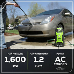OPEN BOX 1600 PSI 1.2 GPM Electric Pressure Washer