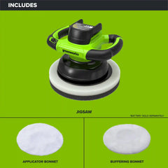 24V 10" Cordless Battery Buffer and Polisher (Tool Only)