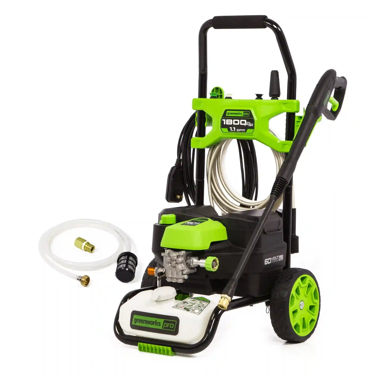 OPEN BOX 60V Hybrid 1800 PSI 1.1 GPM Cold Water Pressure Washer (Tool Only)