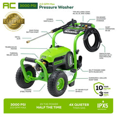 3000 PSI Pressure Washer, Premium Foam Cannon Combo Kit