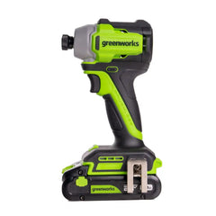24V PowerAll 1,900 In-Lb Impact Driver, with 2.0 Ah USB-C Battery, 30W USB-C Charger Block, 3' 100W USB-C Cable, Belt Clip