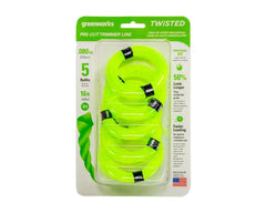 .080" Pre-Cut String Trimmer Line (5-Pack)