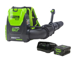 60V 550 CFM Cordless Battery Backpack Blower w/ 5.0Ah Battery & Charger