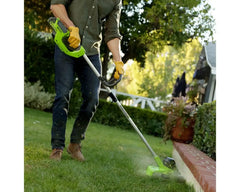 40V 12" Cordless Battery String Trimmer, 550 CFM Blower and 24" Hedge Trimmer Combo Kit: 2.0 Ah Battery and Charger