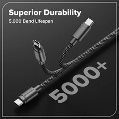 3FT 100W Fast Charging Cord, Bi-Directional USB-C